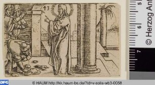 Jesus redet zu Männern (wohl Johannes 8, 1-11)