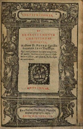 Institutiones, et exercitamenta christianae pietatis