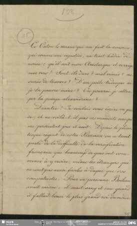 Briefabschrift von August Wilhelm von Schlegel an Achille Léon Victor de Broglie, Bonn, 28.03.1844