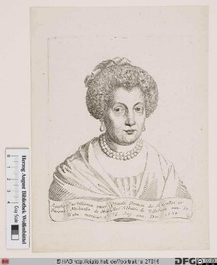 Bildnis Agathe Marolles, geb. de Châtillon