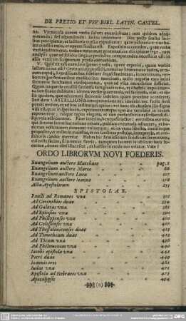 Ordo Librorum Novi Foederis