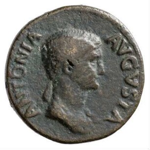 Münze, Dupondius, 50 - 54 n. Chr.