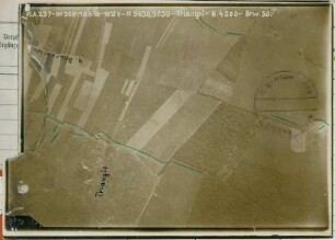 Foto des Geländes um Triangle südlich von Bouresches (Luftbild)