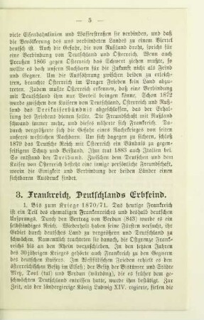 3. Frankreich, Deutschlands Erbfeind