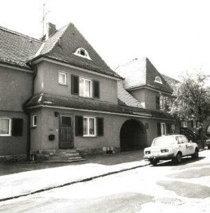Dresden-Hellerau, Hendrichstraße 17/19. Wohnhäuser (1909/1910, K. Frick)