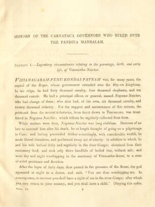 History of the Carnataca governors who ruled over the Pandiya Mandalam