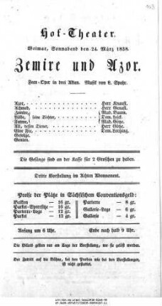 Zemire und Azor
