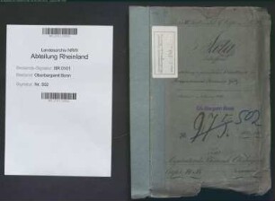 Götz, Ferdinand 11.02.1810 - 15.05.1888; Berggeschworener zu Kaub, Herzogtum Nassau; ausgeschieden 1868; Personalakte