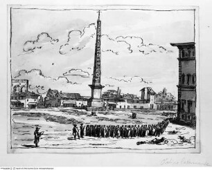 Skizzenalbum Band 2Obelisk der Piazza San Giovanni in Laterano - Album Giani (II)
