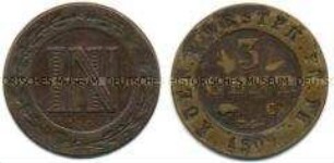 Westfalen, 3 Centimes