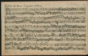 Canon alla Decima Contrapunto alla Terza