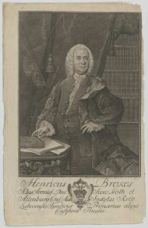 Bildnis des Henricus Brokes