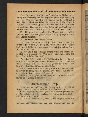 34-40, Immelmanns Waffe