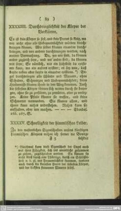 XXXXV. Schnelligkeit der himmlischen Leiber