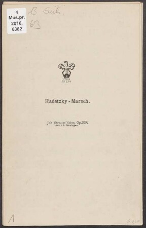 Radetzky-Marsch : op. 228