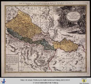 Tabula geographica exhibens Regnum Sclavoniae.