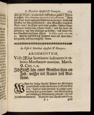 163-180, In Festo S. Matthaei Apostoli & Martyris; In Festo S. Michaelis Archangeli