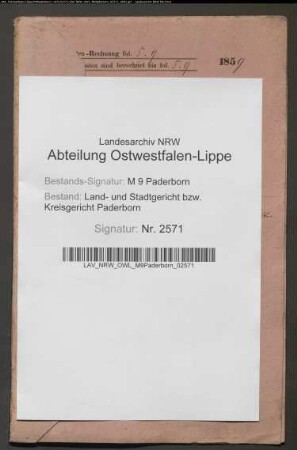 Erblasser: Kuhlmeyer, Franz Stephan; Erblasser: Kuhlmeyer, Anna Maria, geb. Gerling: