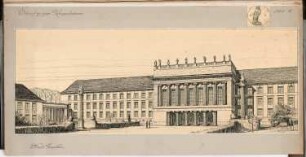 Kriegsakademie Schinkelwettbewerb 1911: Perspektivische Ansicht