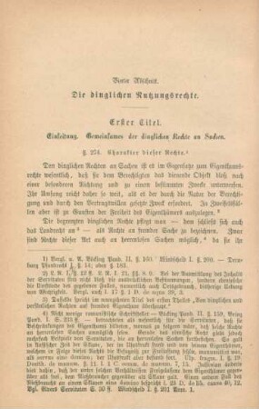 Vierter Abschnitt. Die dinglichen Nutzungsrechte