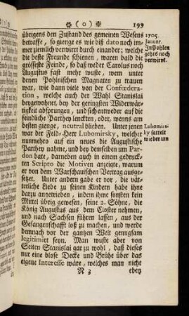 199-203, Januar 1705