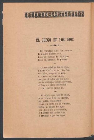 El juego de los ojos