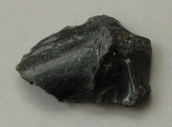 Arrowhead made from obsidian