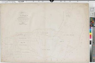 Hemmerde (Unna), Frömern (Fröndenberg), Bausenhagen (Fröndenberg), Fröndenberg (Fröndenberg), Teilung der Waldparzellen Schelk, Bl. 5 Brouillonkarte
