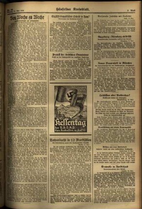 Zweite Ausgabe vom Montag, den 13. Mai 1935.