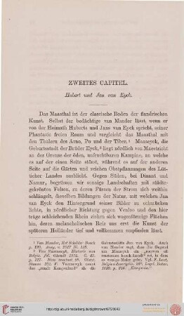 2. Capitel. Hubert und Jan van Eyck