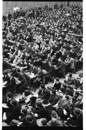 Kleinbildnegativ: TU-Studentenprotest, 1967