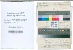 Entnazifizierung Johann Roesich , geb. ()