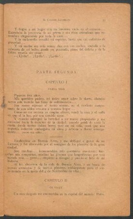 Capítulo I - Nueva vida