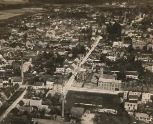 Limbach-Oberfrohna. Luftaufnahme