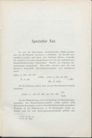 Spezieller Teil.
