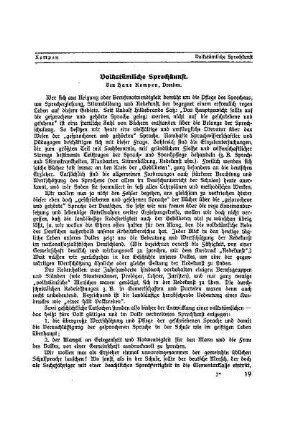 Volkstümliche Sprechkunst