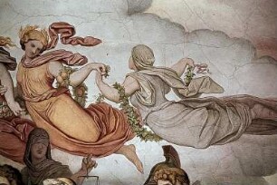 Die Hochzeit von Amor und Psyche im Olymp