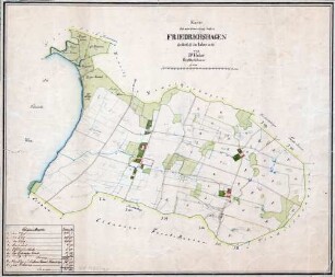Karte des akademischen Gutes Friedrichhagen