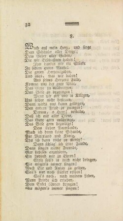 8. Mach auf mein Herz