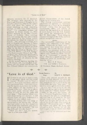 "Love is of god."