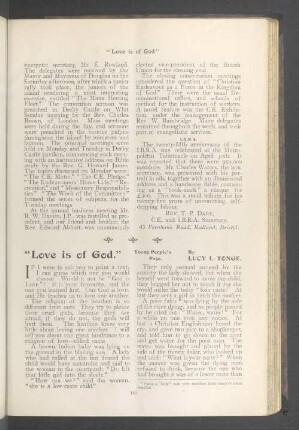 "Love is of god."