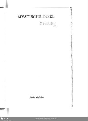 Mystische Insel