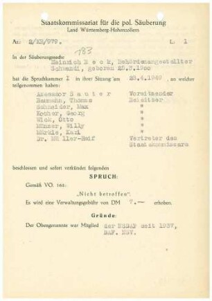 Beck, Heinrich