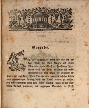 Anhang zu dem Gespräch im Reiche der Todten, zwischen dem Pater Angelo, einem Jesuiten, und dem Ritter von Moncada, einem Tempelherren : worinn noch mehrere Merkwürdigkeiten, die sich nach Aufhebung der Gesellschaft Jesu ereignet haben, kurz und unpartheyisch erzählet werden