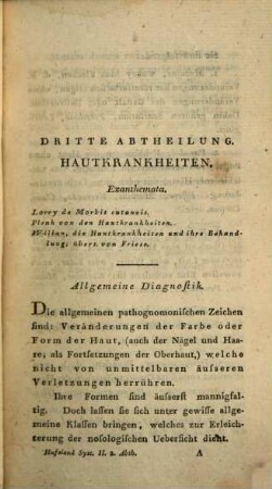 System der practischen Heilkunde : Ein Handbuch für academische Vorlesungen und für den practischen Gebrauch, Zweyter Band. Specielle Therapeutic