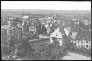 Burgstädt. Blick auf Burgstädt