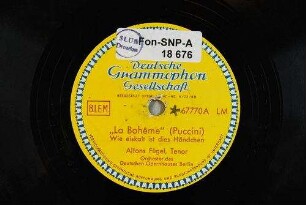 "La Bohême" : Wie eiskalt ist dies Händchen / (Puccini)