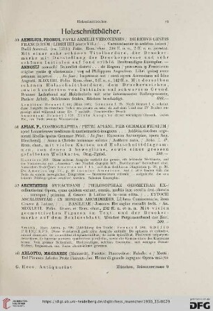 Holzschnittbücher (Nr.50-90a)