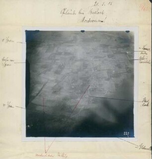 Foto des Geländes um Westhoek östlich von Ypern (Luftbild)
