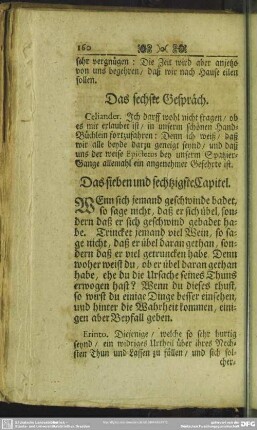 Das sechste Gespräch